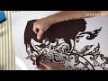 Beautiful pattern elephant Stickers Art