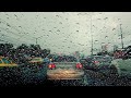 Light Rain and Distant Traffic Sound for Sleep, Focus and Relax (1 Hour)