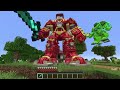 JJ AND MIKEY FOUND HULKBUSTER AND ATTACK THE VILLAGE IN MINECRAFT ! Mikey and JJ HULKBUSTERS!