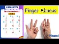 Abacus Level 1 | Finger Abacus Level 1 Small Friend Formula -2=+3-5 practice Worksheet | ABC Tube TV