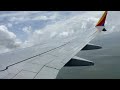 Southwest Airlines Boeing 737 MAX 8 Flight From Tampa to Raleigh-Durham