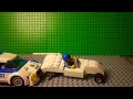 Lego police chase stop motion (speeding)