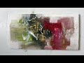 Mastering Texture Art / Acrylic painting on canvas / Step by step
