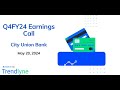 City Union Bank Earnings Call for Q4FY24