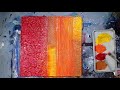 Textured Abstract Acrylic Painting on Canvas made with Modelling Paste Tutorial