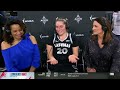 Kate Martin describes what it was like playing against Iowa teammate Caitlin Clark | WNBA on ESPN