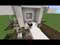 How To Make  Your Piston Door Automatic! Simple And Easy! Minecraft Bedrock!