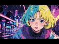 Futuristic Imagination - 80's Synthwave music - Synthpop chillwave ~ Cyberpunk electro arcade mix