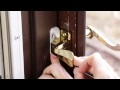 How to Install a Storm Door Handle with Deadbolt [1080p]