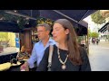 Monaco 4k: Walking tour in the center of Monte Carlo Monaco in sunny weather