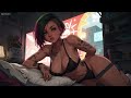 Cyberpunk 2077 | Relaxing in Night City | Synthwave Music