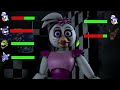 [SFM FNaF] Top 5 Security Breach vs Fight Animations with HEALTHBARS!