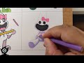 Drawing Monsters Garten Of Banban As The Smiling Critters ( Poppy Playtime Chapter 4 )