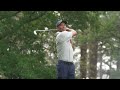 Tiger Woods holes out during Tuesday Masters practice｜Augusta National｜Golf