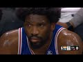 Joel Embiid dirty foul and was ready to fight all Knicks players 😳