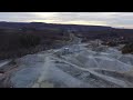 Drone Footage - Slow fly over Livingston, TN Rock Quarry