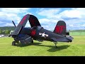 F4U CORSAIR Landing On Grass Arrival at Gelnhausen Flugplatzkerb 2024