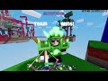 CHEATING against 10 NIGHTMARE Players (Roblox Bedwars)
