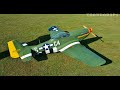 WW2 RC 1/4.3 SCALE CARF P-51D MUSTANG - 100