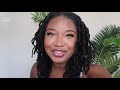 HOW I LAY MY EDGES W/ LOCS | BEST EDGE CONTROL FOR MY 4C HAIR | #KUWC