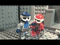 LEGO piros VS kék küzdelem (LEGO stop-motion magyarul)