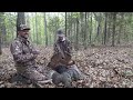 Stressful & Rewarding TIMBER TURKEY HUNT!  (Flock came in!)