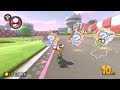 Mario Kart 8 DX (Online) | Baby Rosalina - Flame Rider - Leaf tyres - Peach Parasol