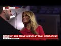 Melania Trump receives warm welcome as she arrives at RNC