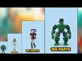 LEGO Figures in Different Scales | Comparison