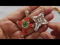 ⚜️ Beaded Cross ✝️ Pearl & Bicone Crystal Cross/ Tutorial diy (0559)