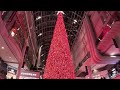 TORONTO CHRISTMAS TREE LIGHT and SNOW Show at Eaton Centre 2023