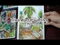 Watercolor painting video |Landscape tutorial with watercolors