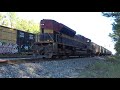 KCS Railroad  Texas Junction and Deramus Yard  Shreveport, Louisiana.  Date 10-30-2021. (HD Video)