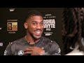 Anthony Joshua explains why his boxing style CHANGED #AntoineAllenInterviews