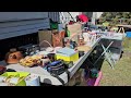 Our own garage sale, before we head off on holidays