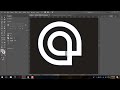 How to make a flat letter logo in Illustrator