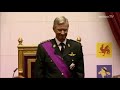 King Philippe of Belgium sworn in as King of the Belgians after King Albert II's abdication in 2013