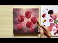 How to paint tulips step by step? 🌷
