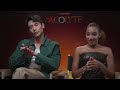 Star Wars: The Acolyte stars Manny Jacinto and Amandla Stenberg reveal secrets from the Disney+ set!