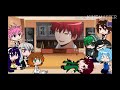 Anime protagonists react to their amv gacha life {part 1}