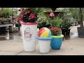 Create This Trio of Bright and Bold Pool Side Planters