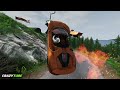 Cars vs explosive barrels | #10 BeamNG drive
