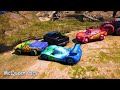 Cars 3 Crazy McQueen Mack Monster Trucks 8x8 Ryan Laney Komodo Airborne Miss Fritter All Racing Toys