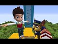 EL PARKOUR SECRETO DE PAW PATROL EN MINECRAFT