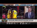 Stephen A. takes issue with Kevin Durant’s refusal to answer Draymond Green questions | First Take