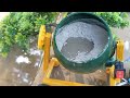 diy tractor making mini Concrete bridge | diy tractor | water pump | @KeepVilla