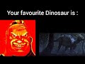 Mr. Incredible becomes canny meme (Your favourite Dinosaur is)