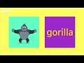 Kids vocabulary - Zoo - Learn English for kids - English educational video