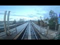 Vancouver SkyTrain - Mark 1 SkyTrain Ride (King George to Waterfront) (4K)