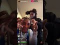 NBA Youngboy on Instagram Live listening to unreleased music and dissing whole industry